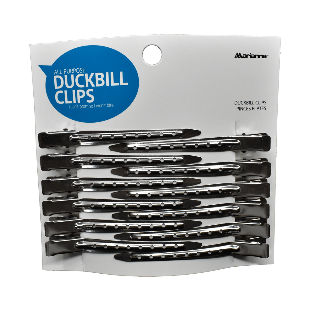 2 Metal Flat Hair Sectioning Clips for Haircuts
